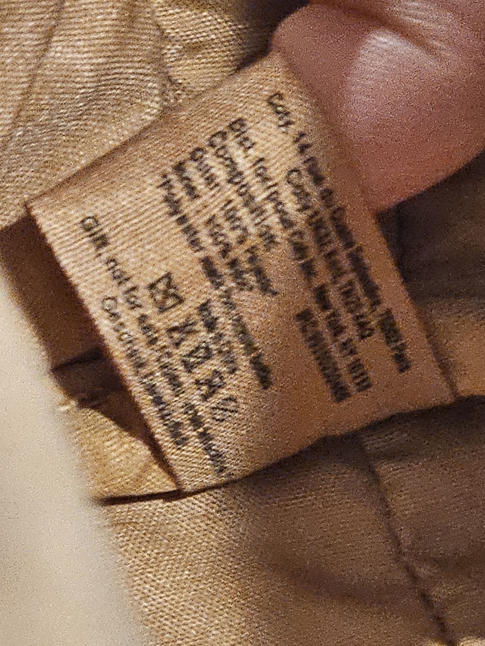 Burberry Tan Clutch with Gold Crosbody Chain Added NWOT - Picture 5 of 16